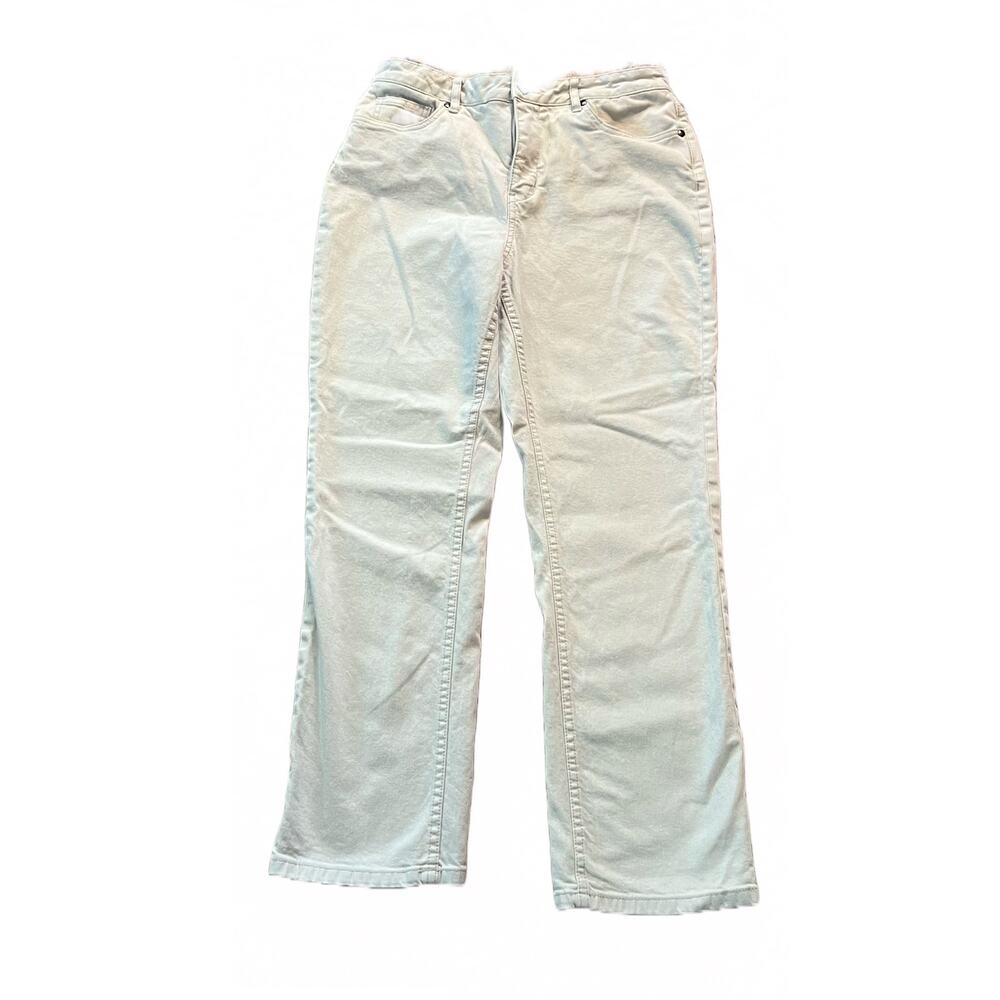 Coldwater Creek Classic Fit Cream Jeans P10 Petite